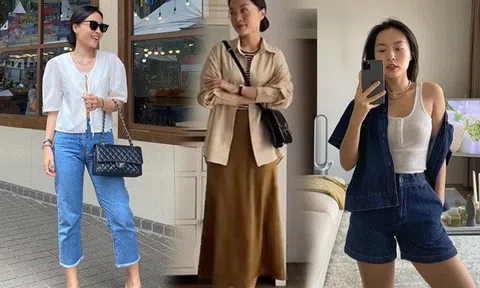 Bạn gái cơ trưởng đẹp trai nhất Việt Nam mặc áo sơ mi cả tuần, chị em công sở học ngay đỡ đau đầu phối đồ