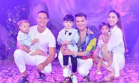 Đàm Vĩnh Hưng cho Polo "đọ sắc" cùng Lisa - Leon, anh lớn bảnh bao, phong cách hơn hẳn 2 em