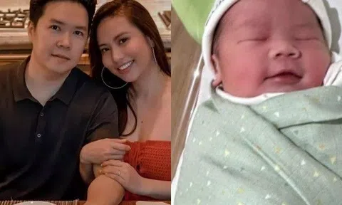 Con trai Lê Hiếu vừa chào đời đã được khen ngoại hình, dự đoán "hát hay hơn bố"