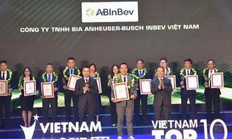 Công ty TNHH Bia Anheuser-Busch InBev ba (03) năm liên tiếp nằm trong Top 10 Công ty đồ uống uy tín năm 2022