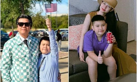 MC Quỳnh Chi sang Mỹ thăm con, cậu bé lớn phổng phao sau 7 năm sống xa mẹ