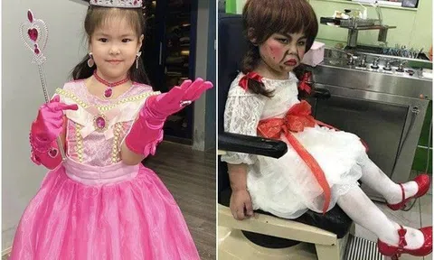 Lê Phương lên đồ công chúa cho con gái dự lễ hội Halloween được dự đoán nổi bật nhất trường