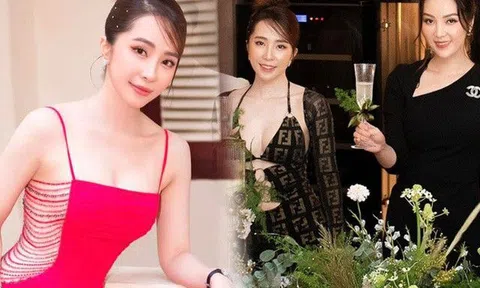 Cùng diện hàng hiệu, Quỳnh Nga "át vía" hoa khôi đẹp nhất nhì VTV bằng chiêu thức cắt xẻ khoe ngực đầy