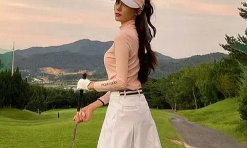 Nữ golfer 23 tuổi thích diện váy siêu ngắn khoe chân đăng quang hoa hậu
