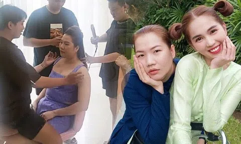 Người làm của Ngọc Trinh có cả ekip makeup riêng, nhan sắc ngày càng lên hương