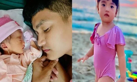 4 em bé nhà sao Việt sinh non bé xíu, lớn tăng cân thành công chúa xinh đẹp không nhận ra