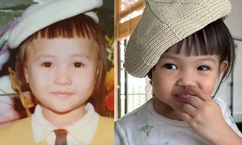 Cường Đôla gen mạnh sinh 2 con đúc khuôn bố, Đàm Thu Trang tung bằng chứng Suchin là bản sao của mẹ