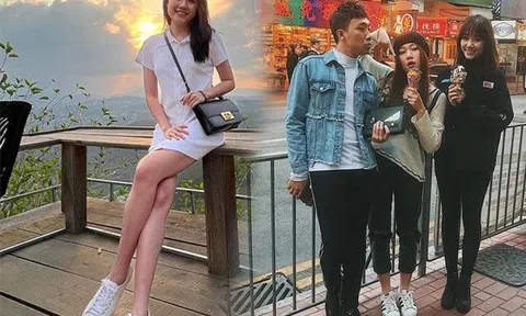 Em chồng Hari Won diện mốt giấu quần, khoe "cặp kiếm Nhật" nổi nhất thảm đỏ