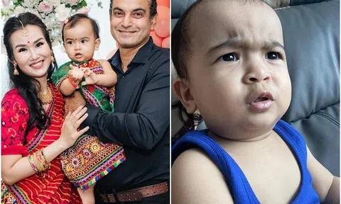 Con gái Võ Hạ Trâm biểu cảm "cười xỉu": Giống hệt bố Ấn Độ, mẹ khẳng định gen hề mạnh