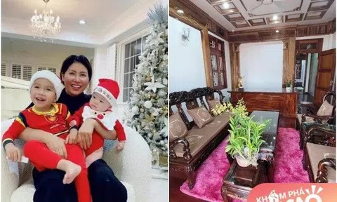 Con gái sang Mỹ sống xa hoa, mẹ Phạm Hương khoe xây được biệt thự hoàng tráng ở Hải Phòng