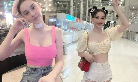 Về nước hậu phẫu thuật giọng nói, Lâm Khánh Chi vẫn mê quần rách tươm, lộ rõ thứ "siết" dáng