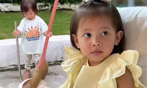 Lisa nhà Hà Hồ 2 tuổi thích style cá tính làm mẹ "bất lực": Không chịu kẹp tóc, đòi lấy đồ Leon mặc