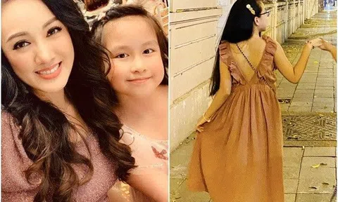 Con gái BTV Thời sự 19H Hoài Anh 11 tuổi cao gần bằng mẹ, duyên dáng nhận không ra