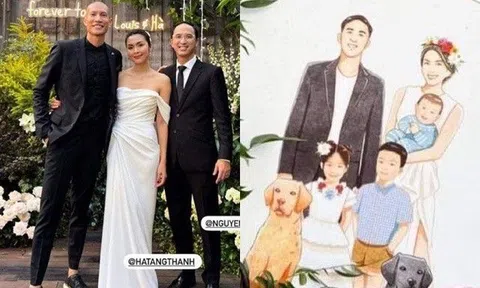 Kỷ niệm 10 năm kết hôn, Tăng Thanh Hà cùng chồng "cưới lại từ đầu", có ảnh hiếm đứng cùng 3 con