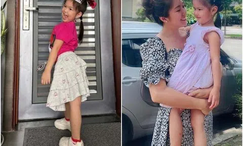 Lê Phương công khai chiều cao cân nặng con gái 3 tuổi, nhiều mẹ bỉm vào xin vía vì vượt chuẩn WHO