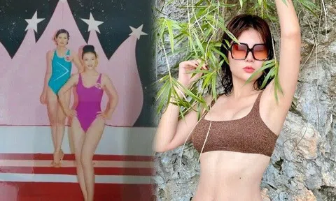"Lan Cave" diện bikini khoe dáng chuẩn Hoa hậu, U40 làm mẹ 2 con vẫn là tuyệt sắc giai nhân!