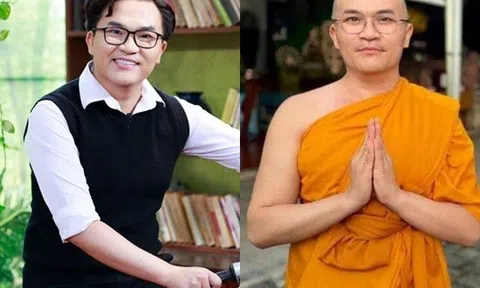 Rộ hình ảnh MC Đại Nghĩa xuống tóc đi tu hậu tin đồn chia tay nam đồng nghiệp kém 17 tuổi