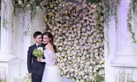 Ngắm trọn nét đẹp tinh khôi của Hoa hậu Đỗ Mỹ Linh trong thiết kế váy cưới đặc biệt từ Calla Bridal