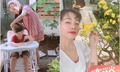 Tan vỡ ồn ào: Elly Trần mẹ đảm "mát tay" trồng rau trên sân thượng, Nhật Kim Anh vực dậy mua biệt thự