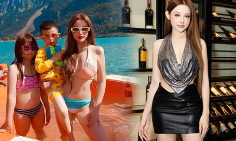 Dự sinh nhật bé gái 10 tuổi, hot girl Hà thành nhà 80 tỷ gây sốt với bộ cánh "thiếu vải", thách thức nội y