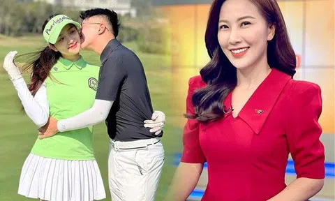 Hậu chia tay Hương Giang, Matt Liu ra sân golf cùng bóng hồng VTV, sắc vóc đẹp không chối cãi