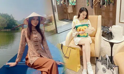 Chẳng mê khoe váy áo bạc tỷ, con dâu siêu mẫu của tỷ phú Hoàng Kiều giờ mặc giản dị như gái quê miền Tây