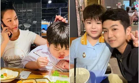 Con trai Nhật Kim Anh nhiều năm sống xa mẹ, nay lớn giống hệt bố, ra dáng thanh niên