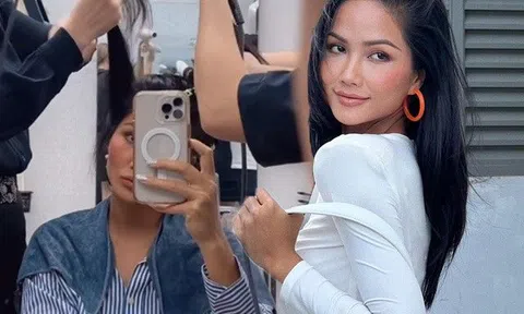 Sức mạnh của gội sấy: H'Hen Niê không nhận ra mình, fans quên luôn nàng Hậu tóc tém