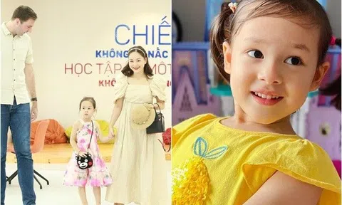 Ái nữ nhà Lan Phương e thẹn vẫn xinh như công chúa bên mẹ, bố Tây cao ngất ngưởng cũng "chiếm sóng"