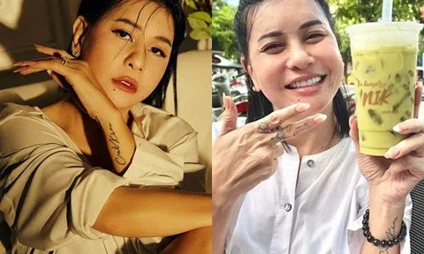 Cát Phượng tung ảnh U60 gợi cảm, tự nhận mình giờ đây bất cần, khoe rõ hình xăm với Kiều Minh Tuấn