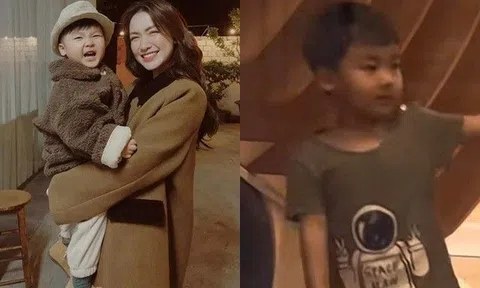 Hòa Minzy hiếm hoi khoe clip con trai: Ngoại hình khác trước, cách nói chuyện ngoan ngoãn được Bảo Thy khen ngợi