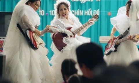 Du Uyên làm cô dâu kiểu thập niên 90, cảnh đám cưới vui nhộn gây thích thú