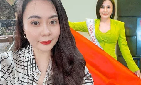 Diễn viên quần chúng Về Nhà Đi Con đại diện Việt Nam thi hoa hậu, đăng quang đội ngay vương miện lấp lánh