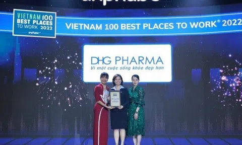 Dược Hậu Giang vào top 100 nơi làm việc tốt nhất Việt Nam