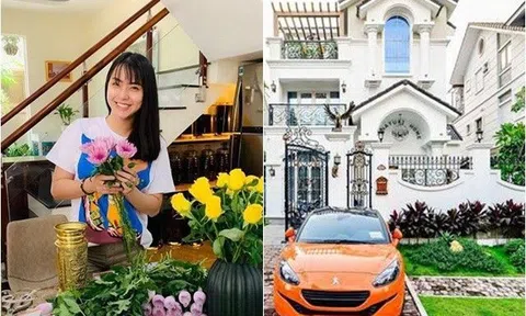 Liều mạng sinh con Hải Băng được chồng tặng nhà, Đoàn Di Băng vừa mang thai đã ẵm ngay biệt thự xa hoa