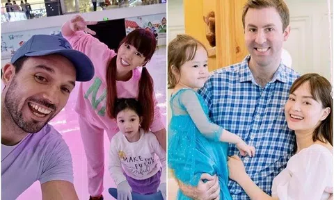 Lan Phương, Đoan Trang số hưởng khi lấy chồng Tây, vừa giàu có, cao lớn, lại chung tình, chăm con cho vợ