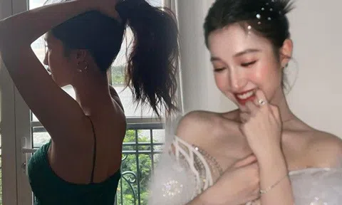 Chăm da quá 3 tiếng/ngày, mỹ nữ có làn da đẹp nhất Thanh Hóa đi thảm đỏ suýt "vồ ếch" vẫn đẹp mê