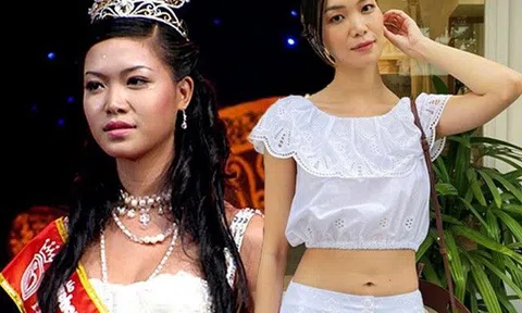 Hoa hậu bị rớt vương miện 14 năm trước, chưa kịp tốt nghiệp THPT giờ trẻ đẹp, được Mai Phương Thúy khen nhiều
