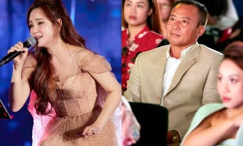 Ông xã đại gia chăm chú ngắm nhìn Vy Oanh hát, gia đình chồng tự hào khi có con dâu là ca sĩ