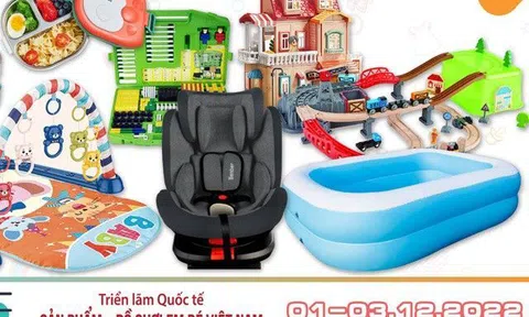 Không gian mua sắm lý tưởng với hàng trăm nhãn hiệu uy tín tại Triển lãm Sản phẩm & Đồ chơi em bé