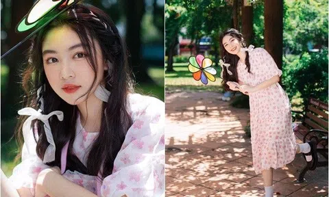 Con gái lớn nhà Quyền Linh đẹp thoát tục giữa công viên, nhiều thanh niên muốn gọi nam MC là "bố vợ"