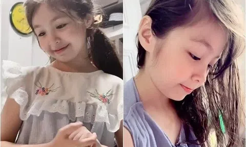 Sao Việt 24h: Cadie Mộc Trà càng lớn càng xinh sắc nét, đã ngoan ngoãn lại còn hiểu chuyện đến đau lòng