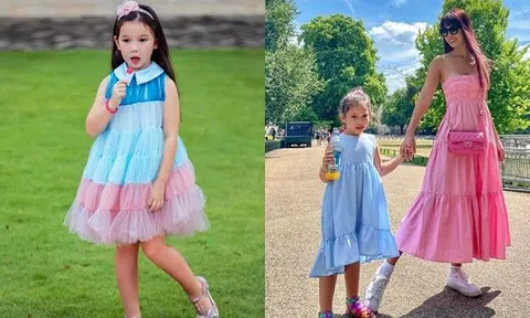 Con gái Hà Anh nhờ lai 2 dòng máu mà 4 tuổi đã vượt trội, ảnh mới trông như thiếu nữ