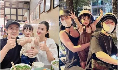 Được bố chủ tịch chở bằng xe máy, con gái Đông Nhi bị trêu đội mũ bảo hiểm sai