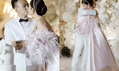 Lê Âu Ngân Anh khóc nức nở trong đám cưới khi chú rể gợi lại quá khứ “Hoa hậu xấu nhất Việt Nam”