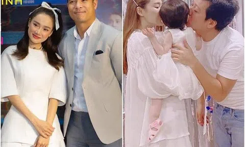 MC hụt trong đám cưới Trương Thế Vinh hiện lấy vợ đẹp, làm bố viên mãn