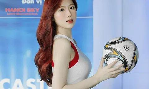 Hot girl 2K cao 1m75, da trắng như tuyết đồng hành Nóng cùng World Cup 2022