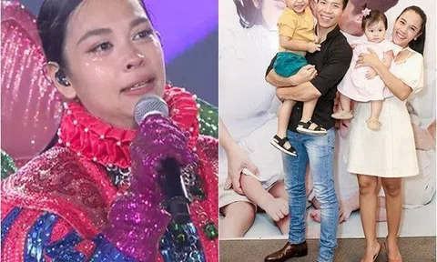 Nữ giảng viên Ngọc Mai - vợ "Hoàng tử xiếc" Quốc Nghiệp đăng quang, khóc khi nhắc đến chồng