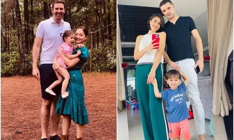 3 mỹ nhân Việt lấy chồng Tây cao 2m, con sinh ra chiều cao không vừa