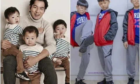 Cặp sinh 3 Daehan - Minguk - Manse giờ 10 tuổi 1m6, đã có bạn gái